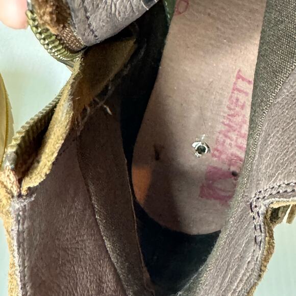 TEVA Delavina Suede Boots Size 7.5‎ Bootie Hippie Boho Festival Fall Slouchy - Picture 10 of 11